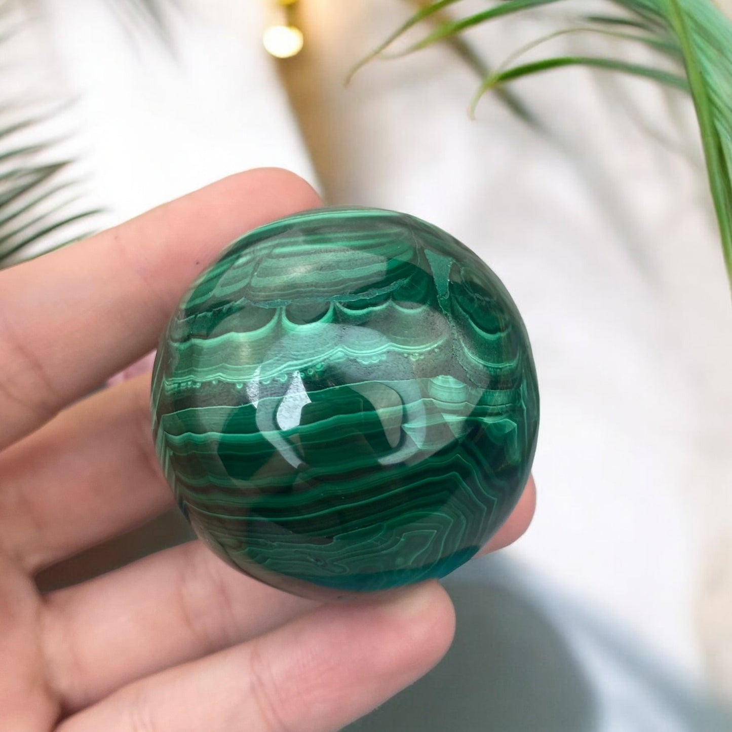 Malahīta lode (Malahīts 4,5 cm, 197 g.)