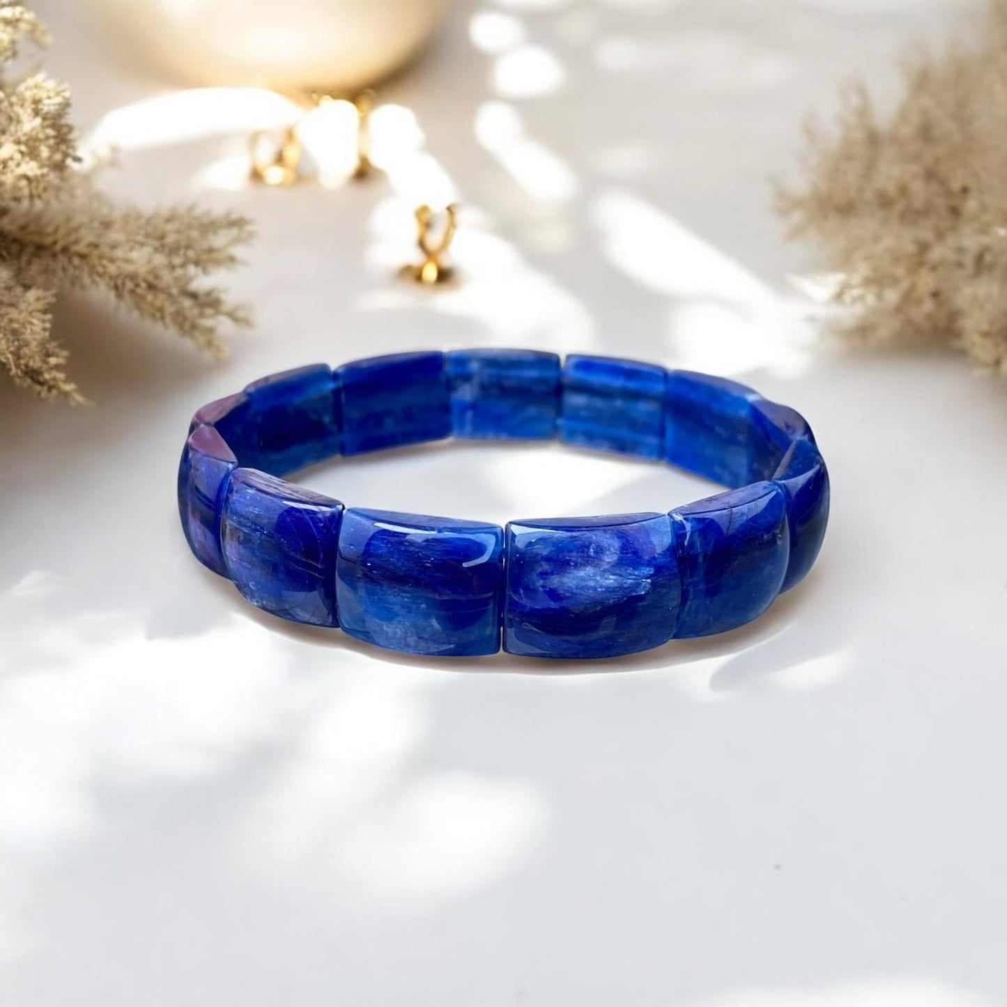 Kianīta rokassprādze (Kianīts, augstas kvalitātes)