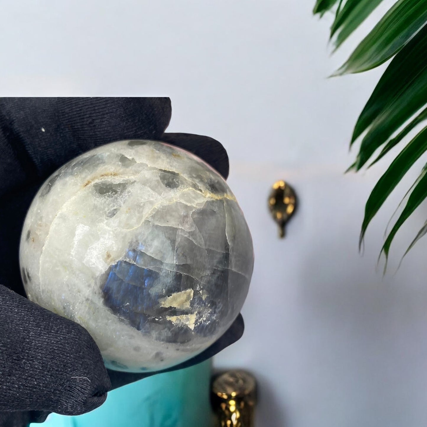 Mēnessakmens ar Labradorītu (5,1 cm)