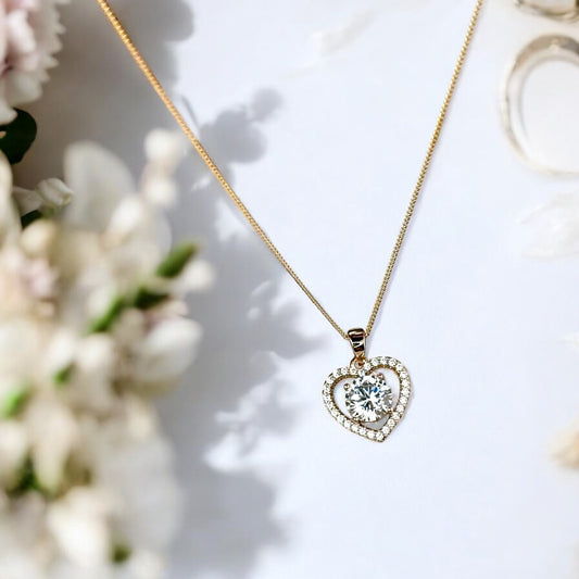 Apzeltīta Kaklarota "Love" (45cm)