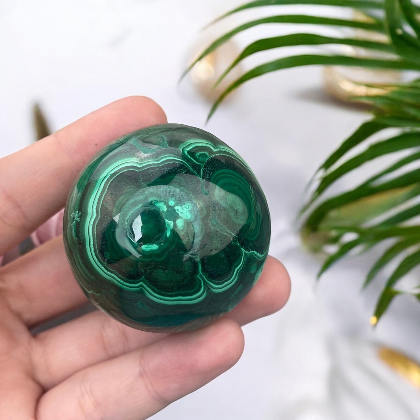 Malahīta lode (Malahīts 4,5 cm, 197 g.)