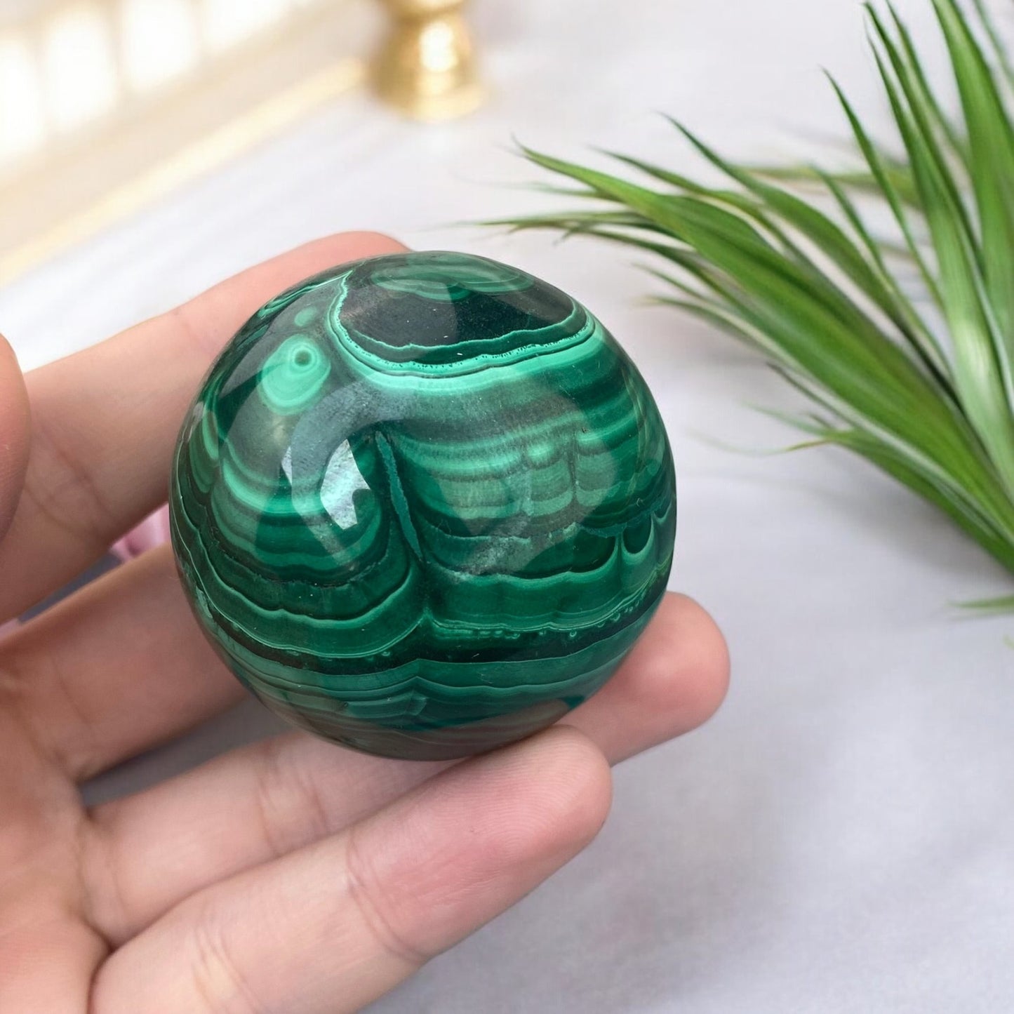 Malahīta lode (Malahīts 4,5 cm, 197 g.)