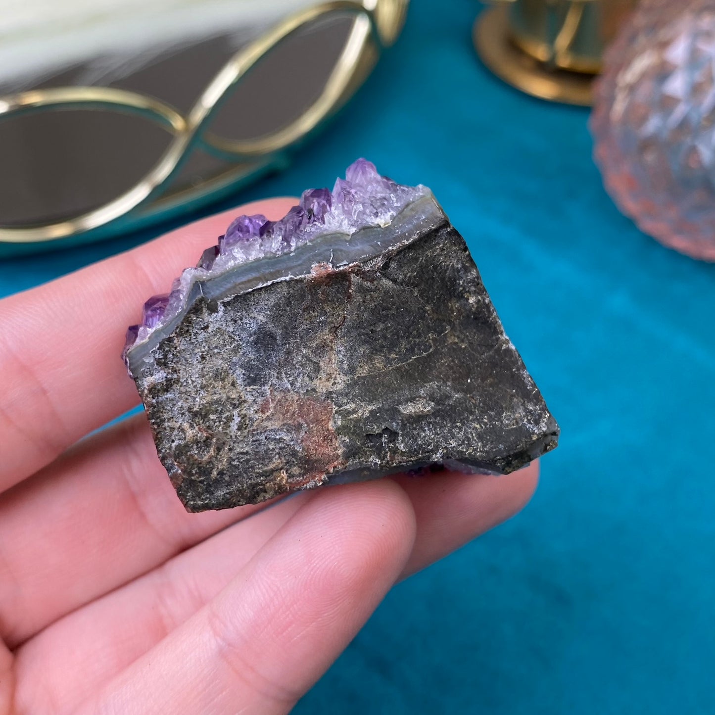 Natural raw Amethyst druse/cluster (High Quality,Uruguay,45g.)