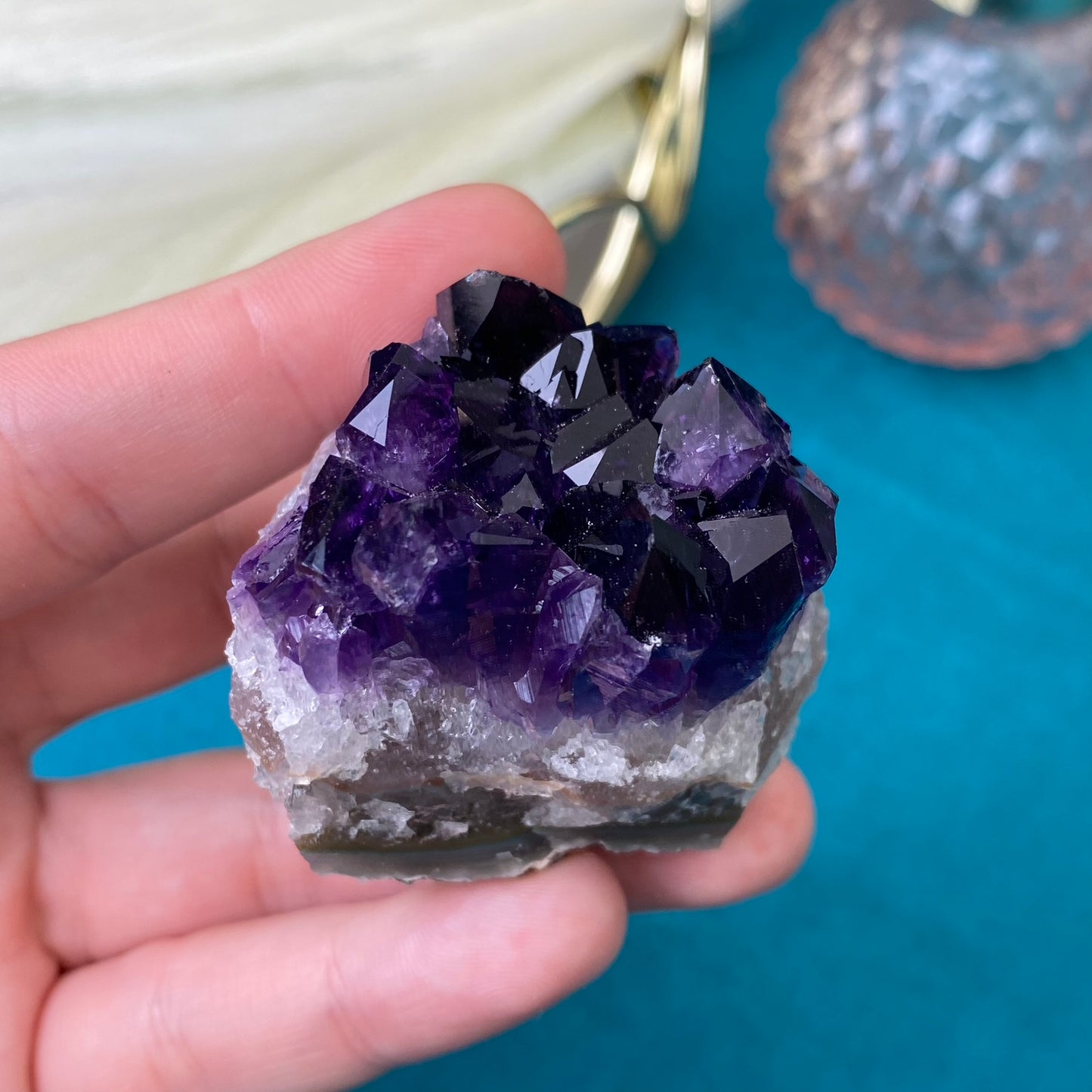 Natural raw Amethyst druse/cluster (High Quality,Uruguay,95g.)