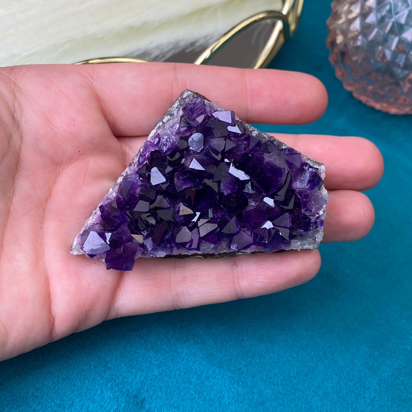 Natural raw Amethyst druse/cluster (High Quality,Uruguay,85g.)