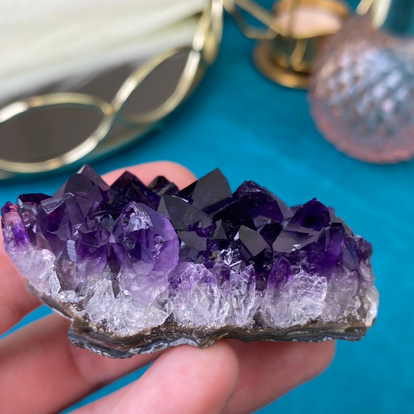 Natural raw Amethyst druse/cluster (High Quality,Uruguay,57g.)