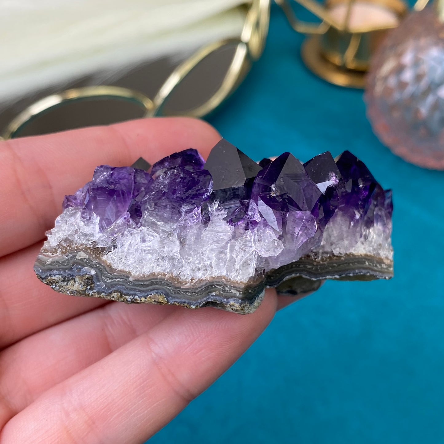 Natural raw Amethyst druse/cluster (High Quality,Uruguay,57g.)