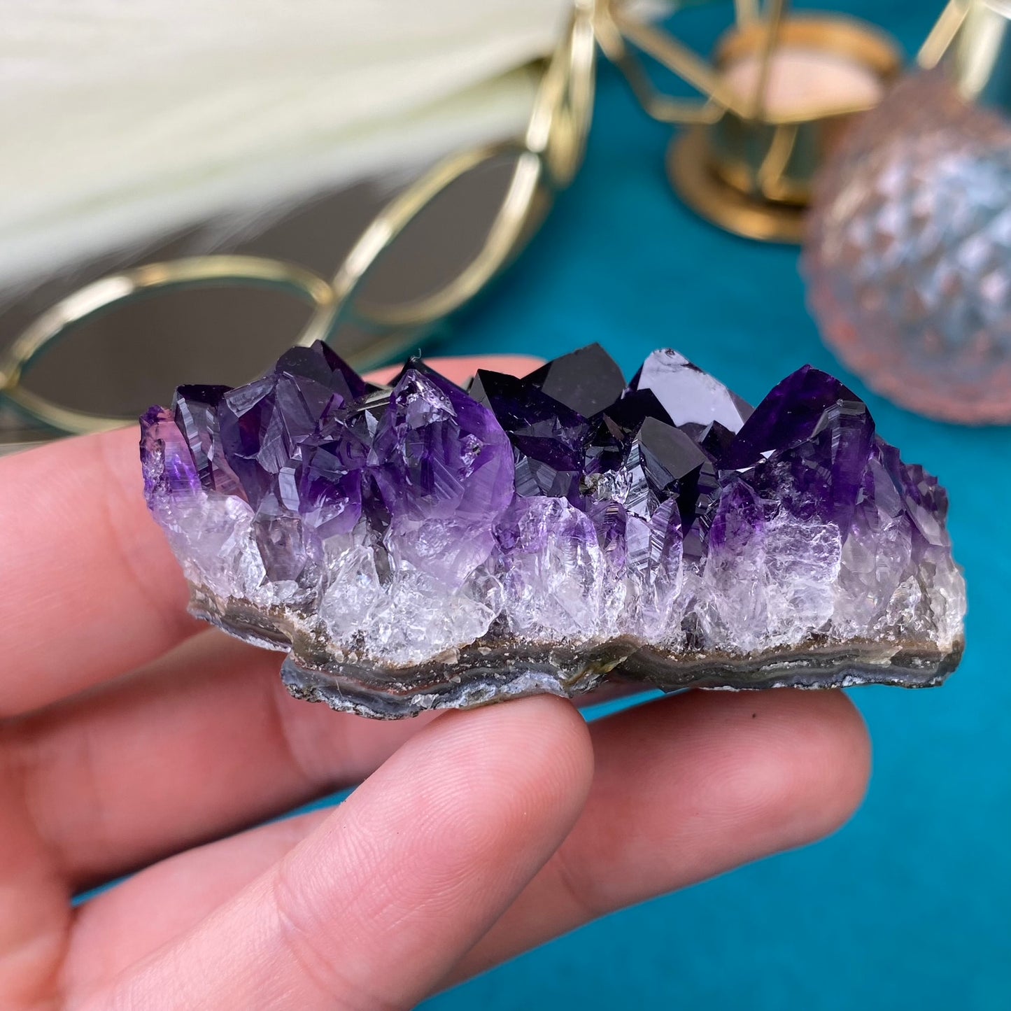 Natural raw Amethyst druse/cluster (High Quality,Uruguay,57g.)