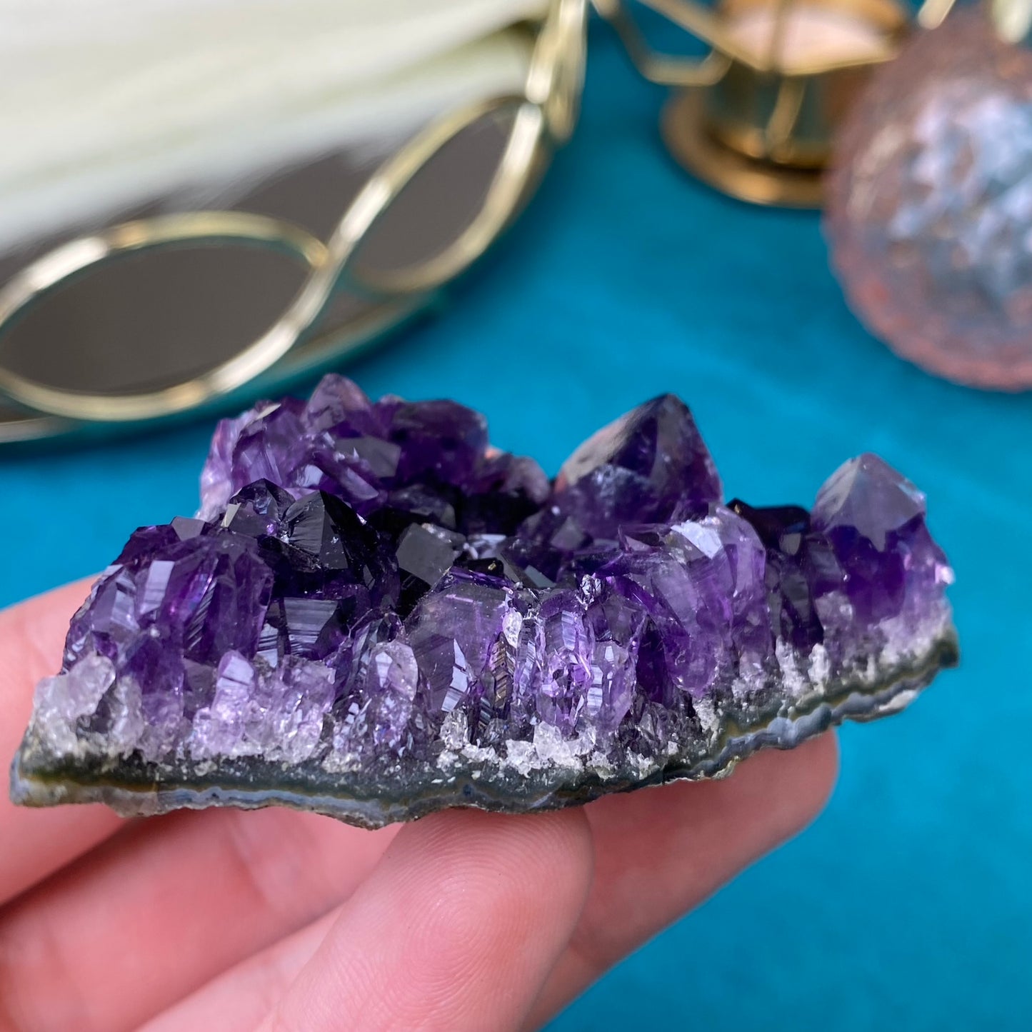 Natural raw Amethyst druse/cluster (High Quality,Uruguay,54g.)