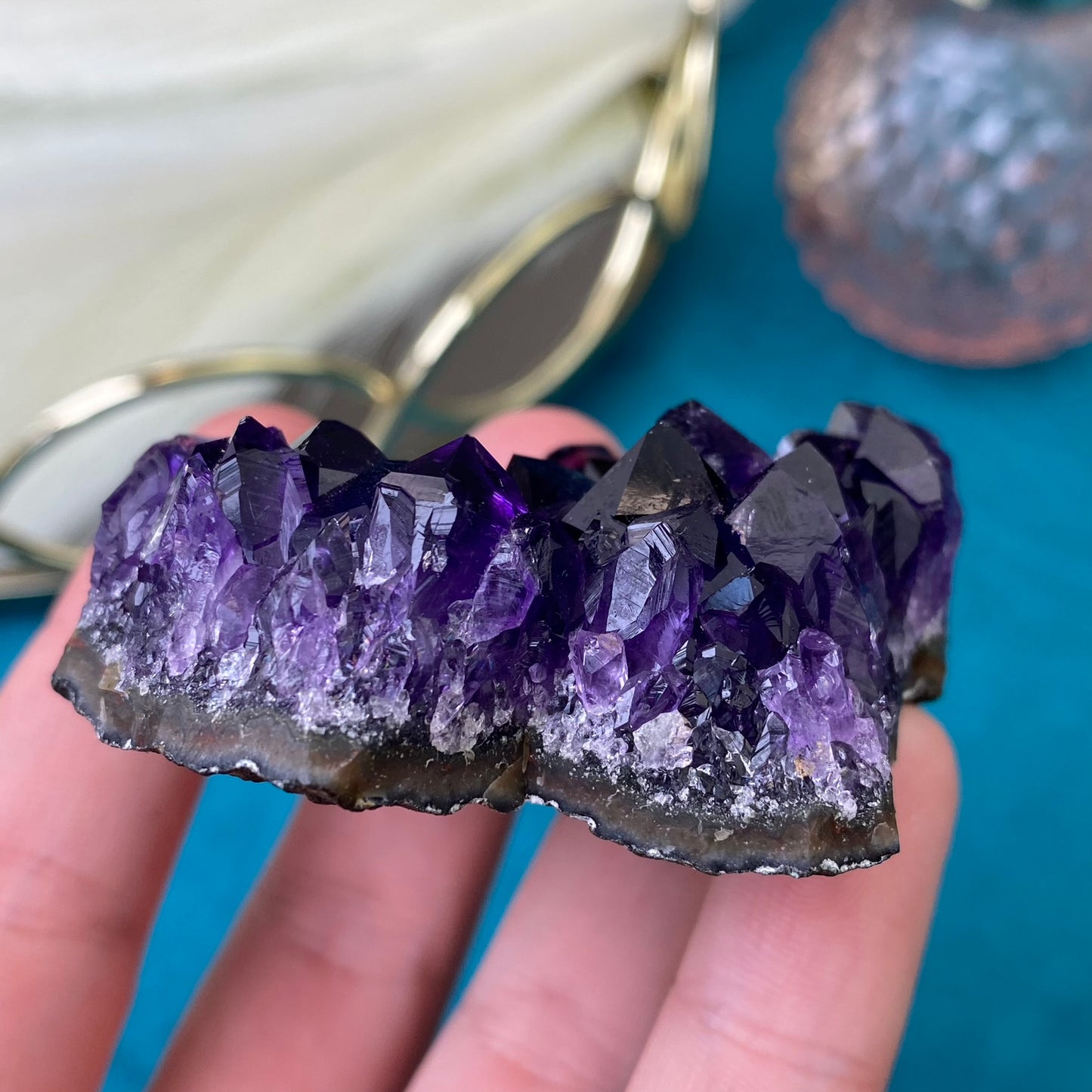 Natural raw Amethyst druse/cluster (High Quality,Uruguay,91g.)