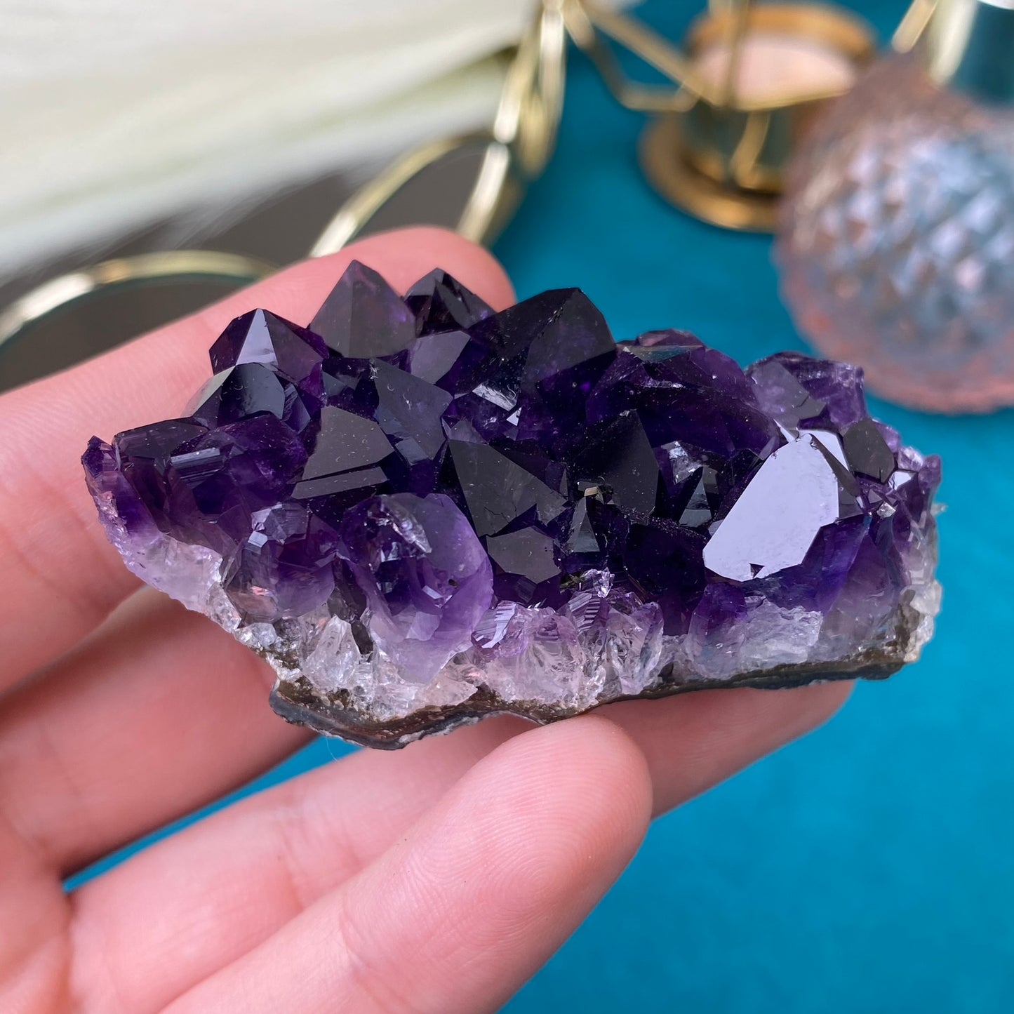 Natural raw Amethyst druse/cluster (High Quality,Uruguay,57g.)