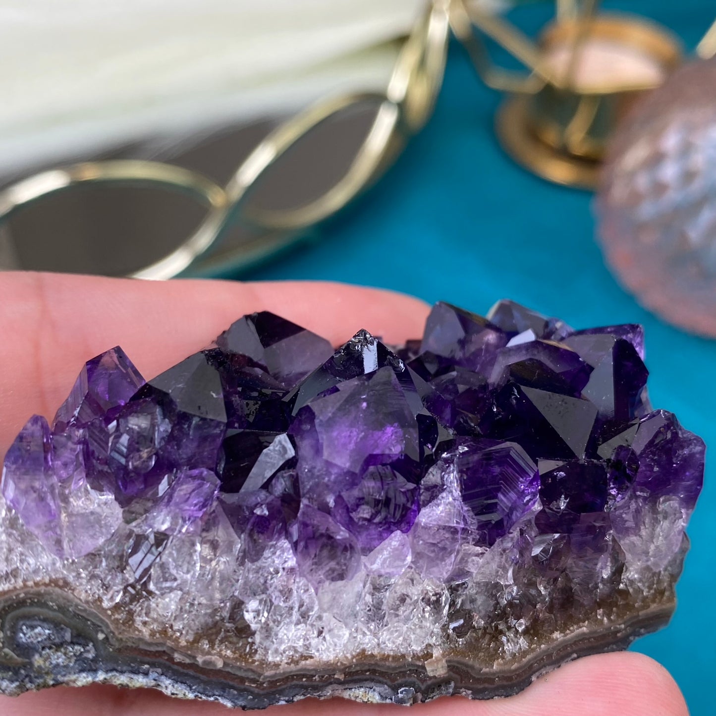 Natural raw Amethyst druse/cluster (High Quality,Uruguay,65g.)