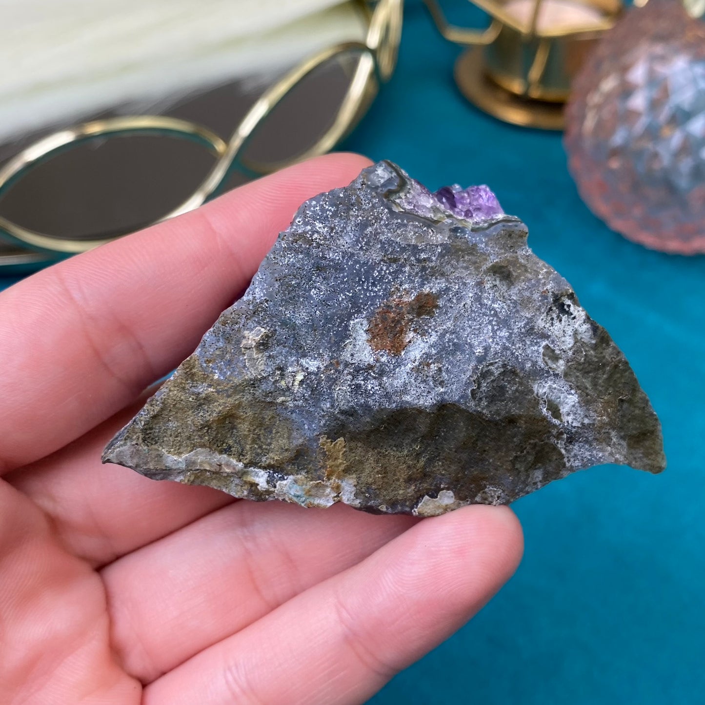 Natural raw Amethyst druse/cluster (High Quality,Uruguay,54g.)