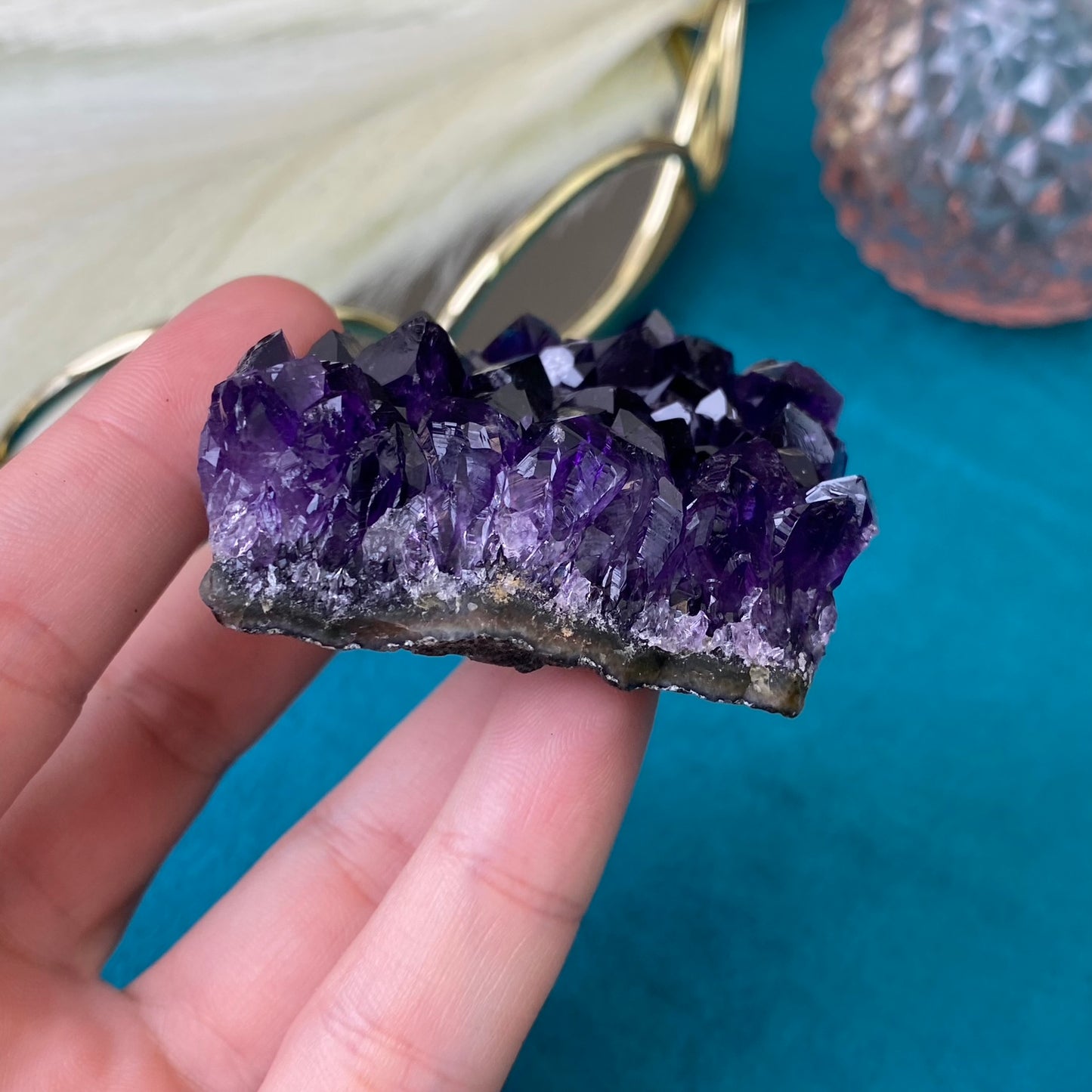 Natural raw Amethyst druse/cluster (High Quality,Uruguay,91g.)