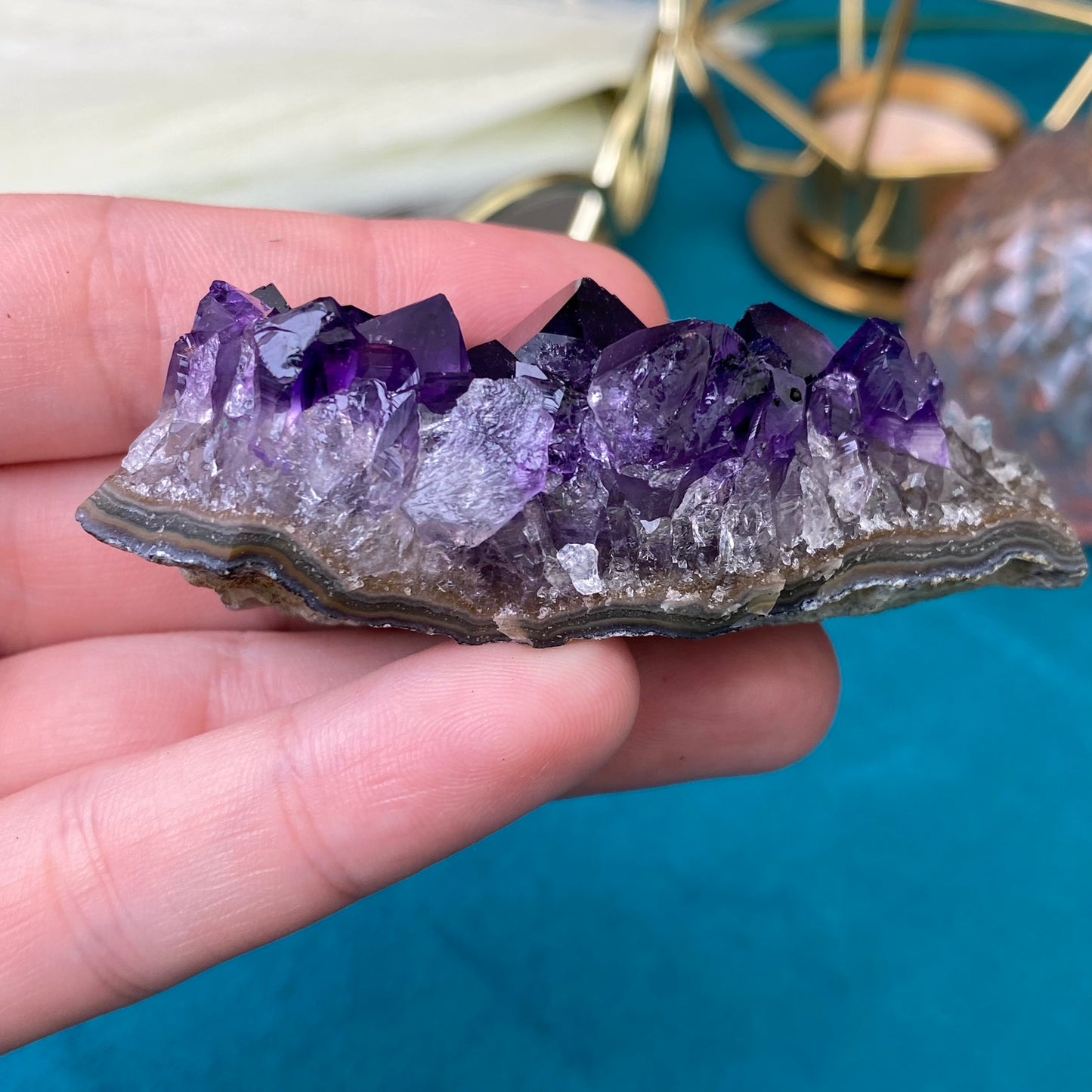 Natural raw Amethyst druse/cluster (High Quality,Uruguay,65g.)