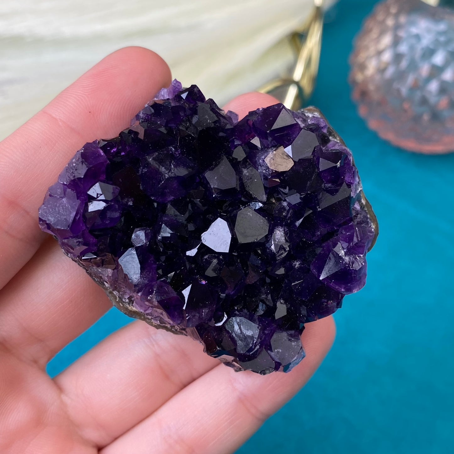 Natural raw Amethyst druse/cluster (High Quality,Uruguay,91g.)