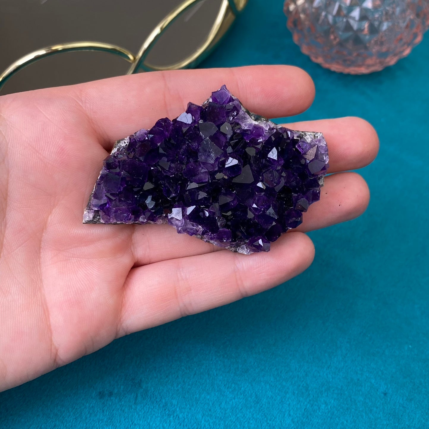 Natural raw Amethyst druse/cluster (High Quality,Uruguay,56g.)