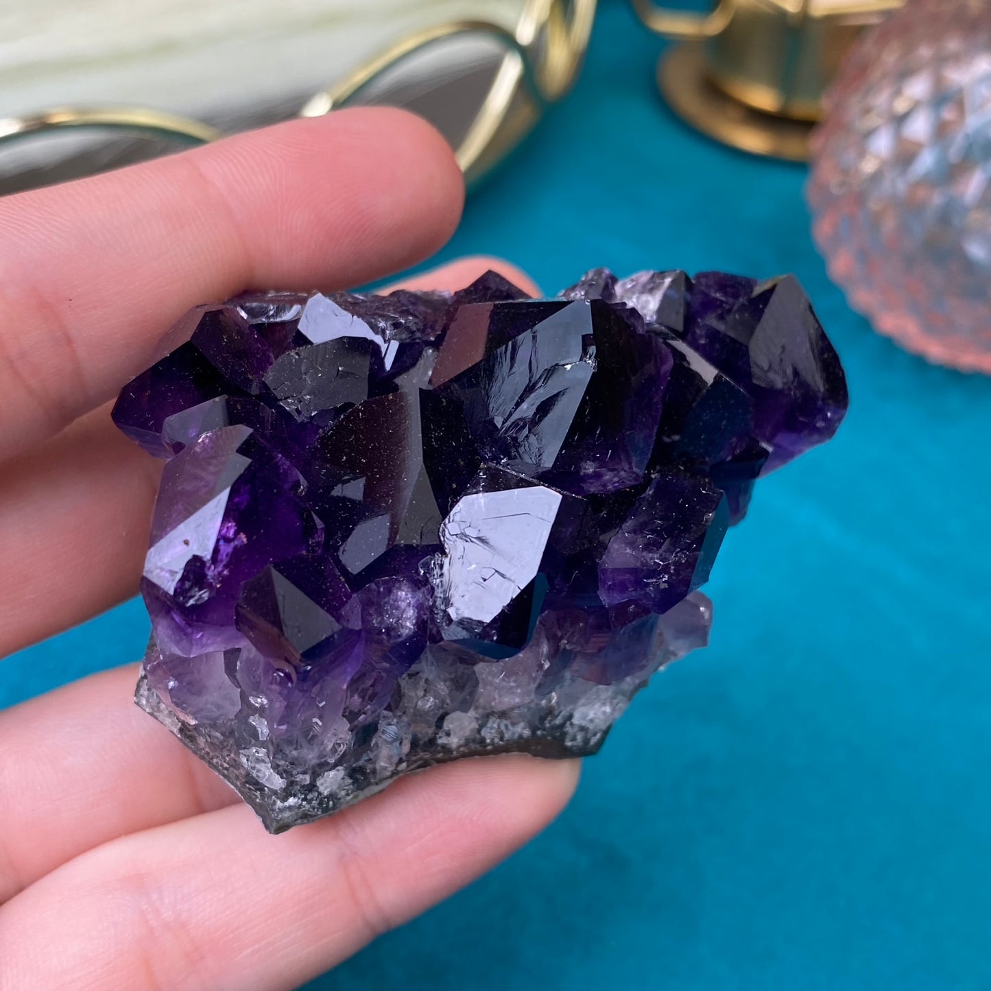 Natural raw Amethyst druse/cluster (High Quality,Uruguay,133g.)