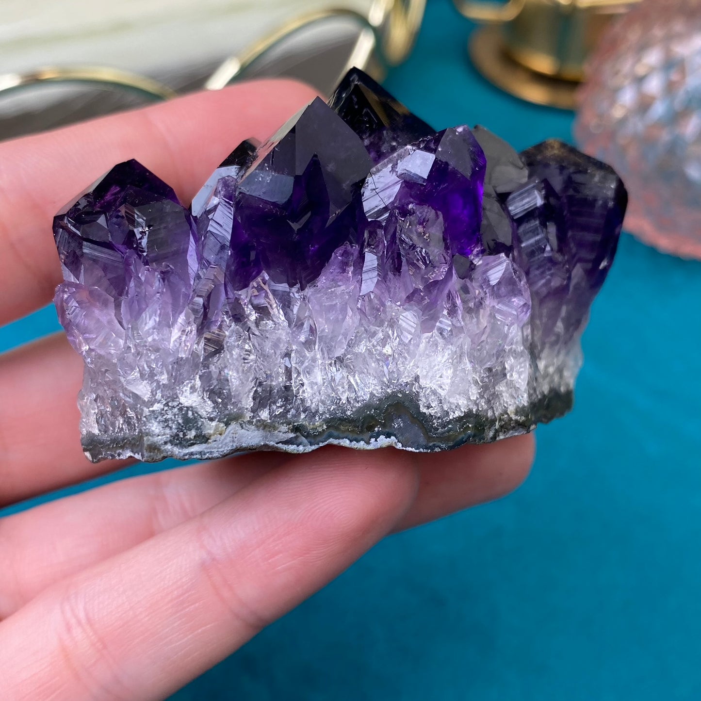 Natural raw Amethyst druse/cluster (High Quality,Uruguay,133g.)