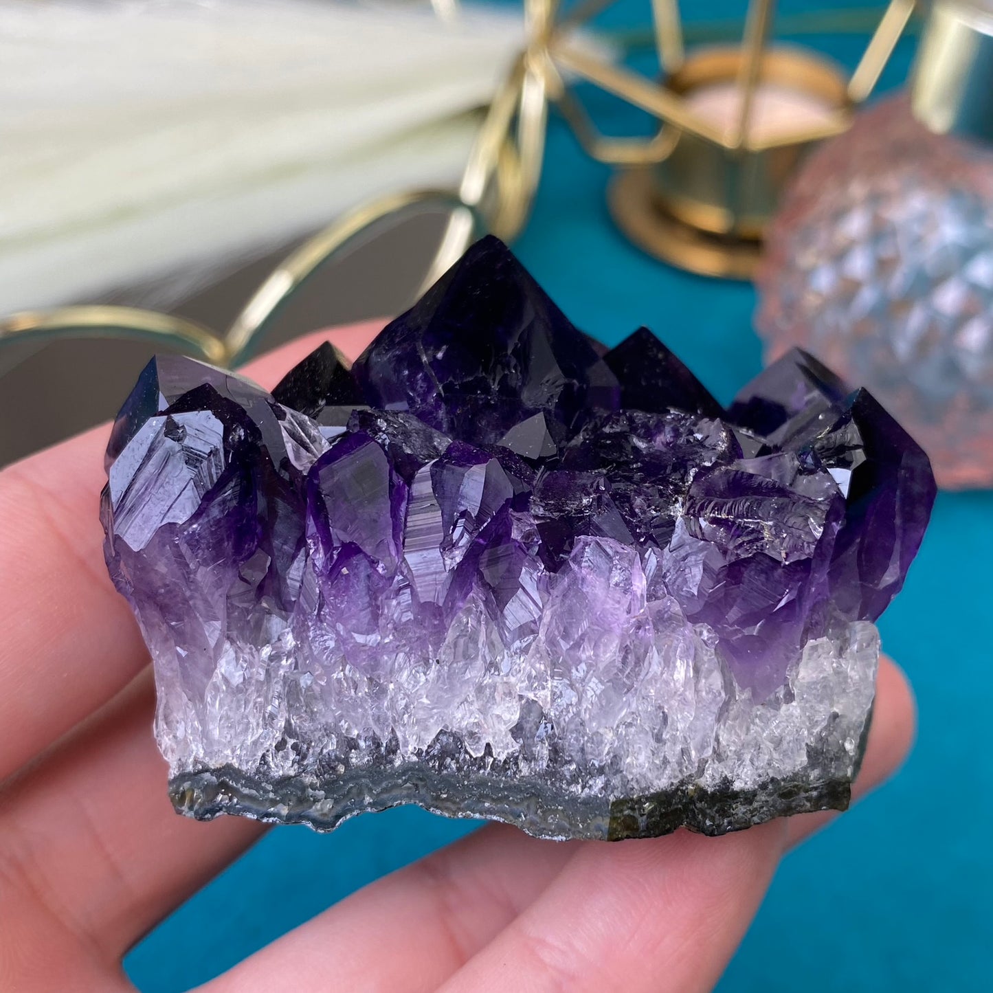 Natural raw Amethyst druse/cluster (High Quality,Uruguay,133g.)