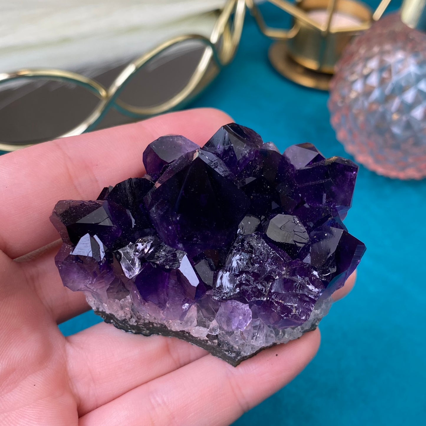 Natural raw Amethyst druse/cluster (High Quality,Uruguay,133g.)