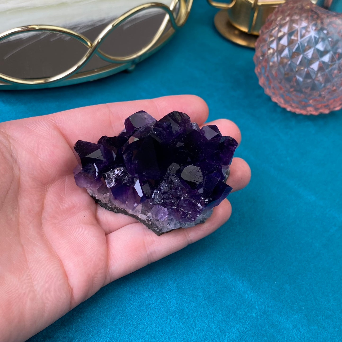 Natural raw Amethyst druse/cluster (High Quality,Uruguay,133g.)