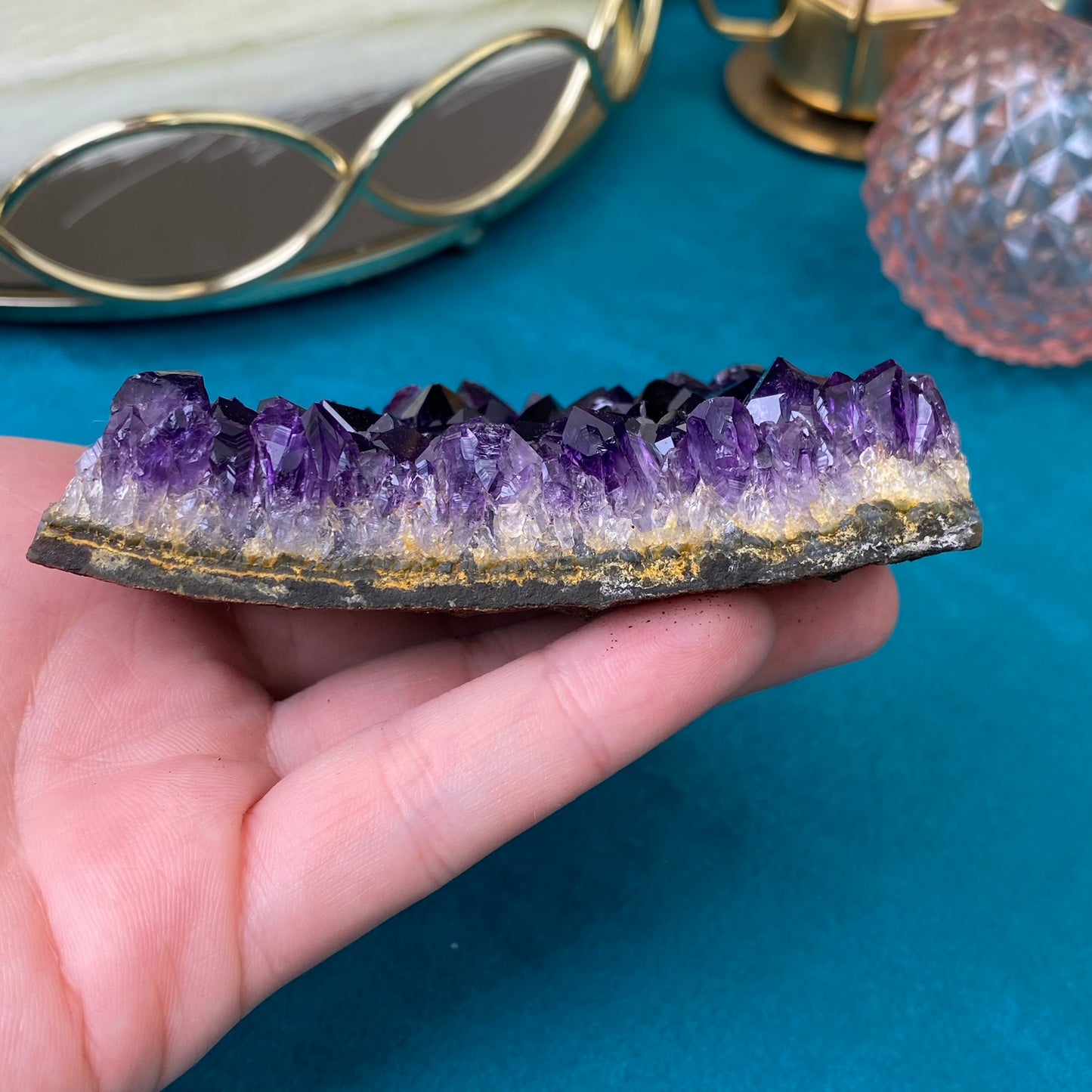 Natural raw Amethyst druse/cluster (High Quality,Uruguay,198g.)