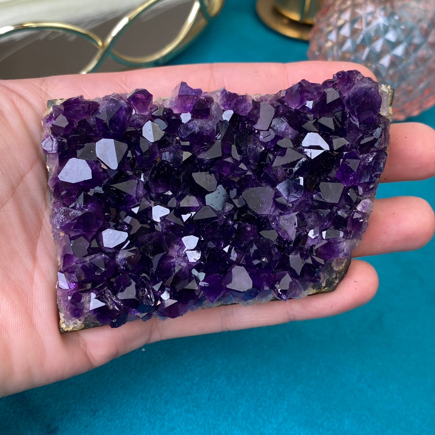 Natural raw Amethyst druse/cluster (High Quality,Uruguay,198g.)