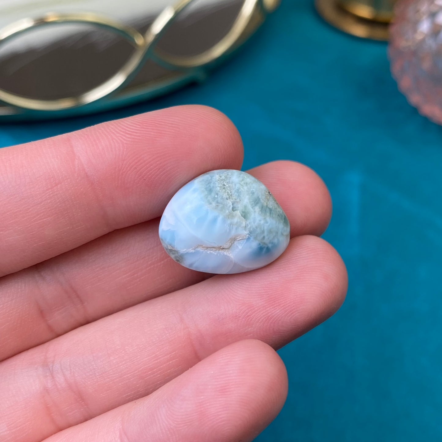 Natural polished Larimar 5,1g.