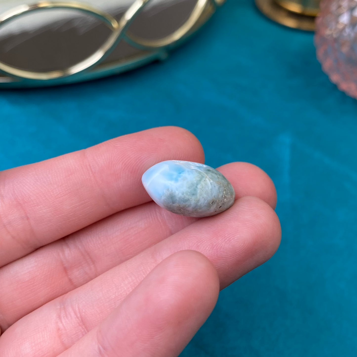 Natural polished Larimar 5,1g.