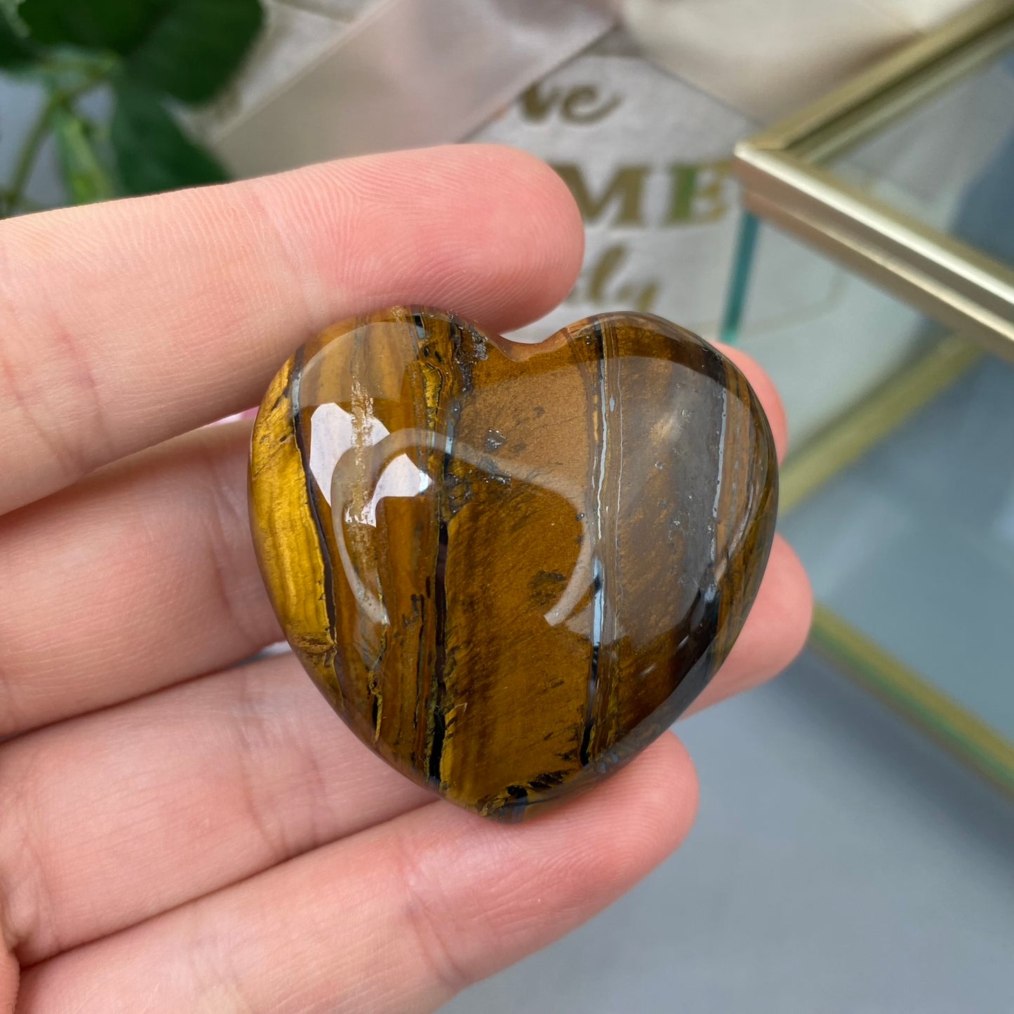 Tiger Eye "Heart"