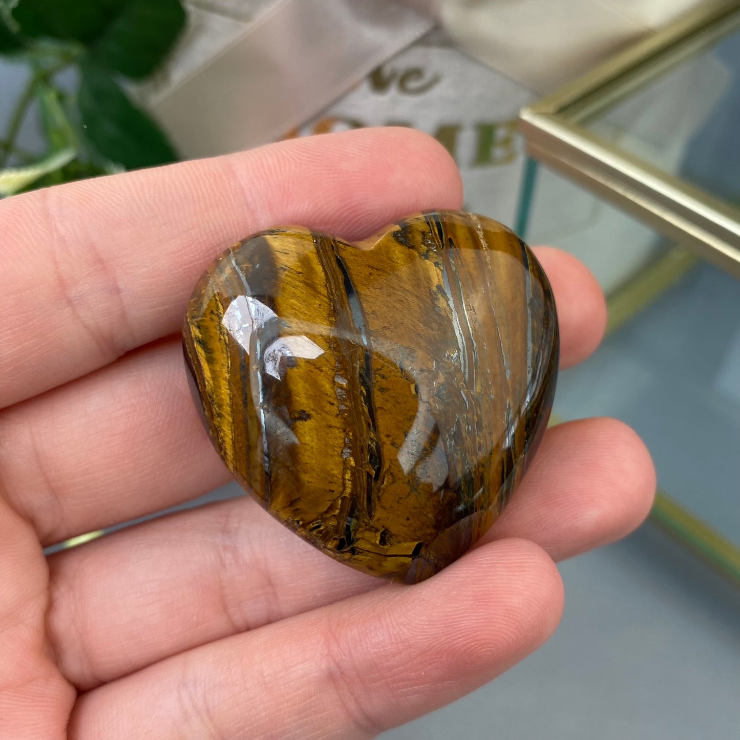 Tiger Eye "Heart"