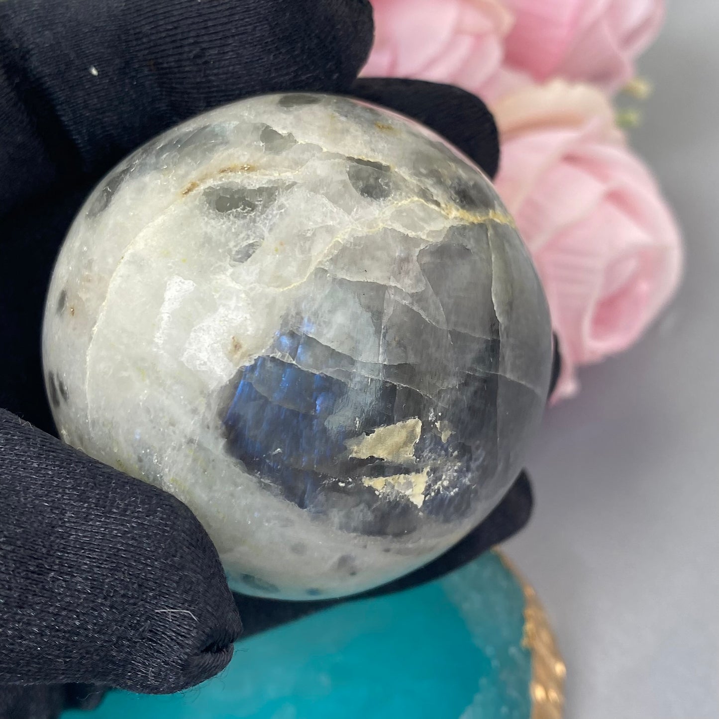 Moonstone with Labradorite (5.1 cm)