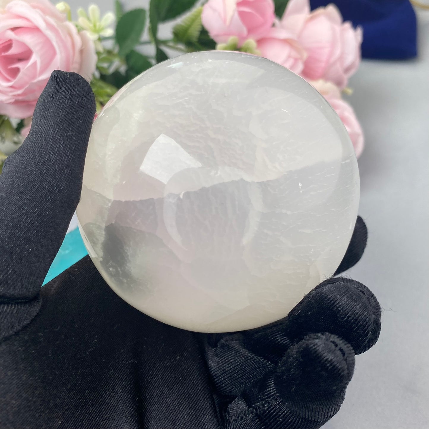 Selenite ball (Selenite M size 7cm., 561g)