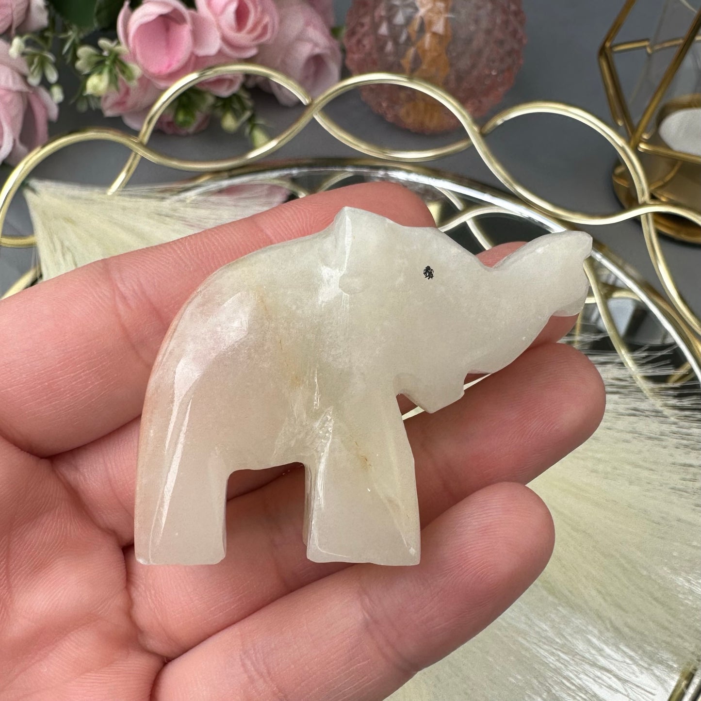 Marble Onyx elephant (Marble Onyx)