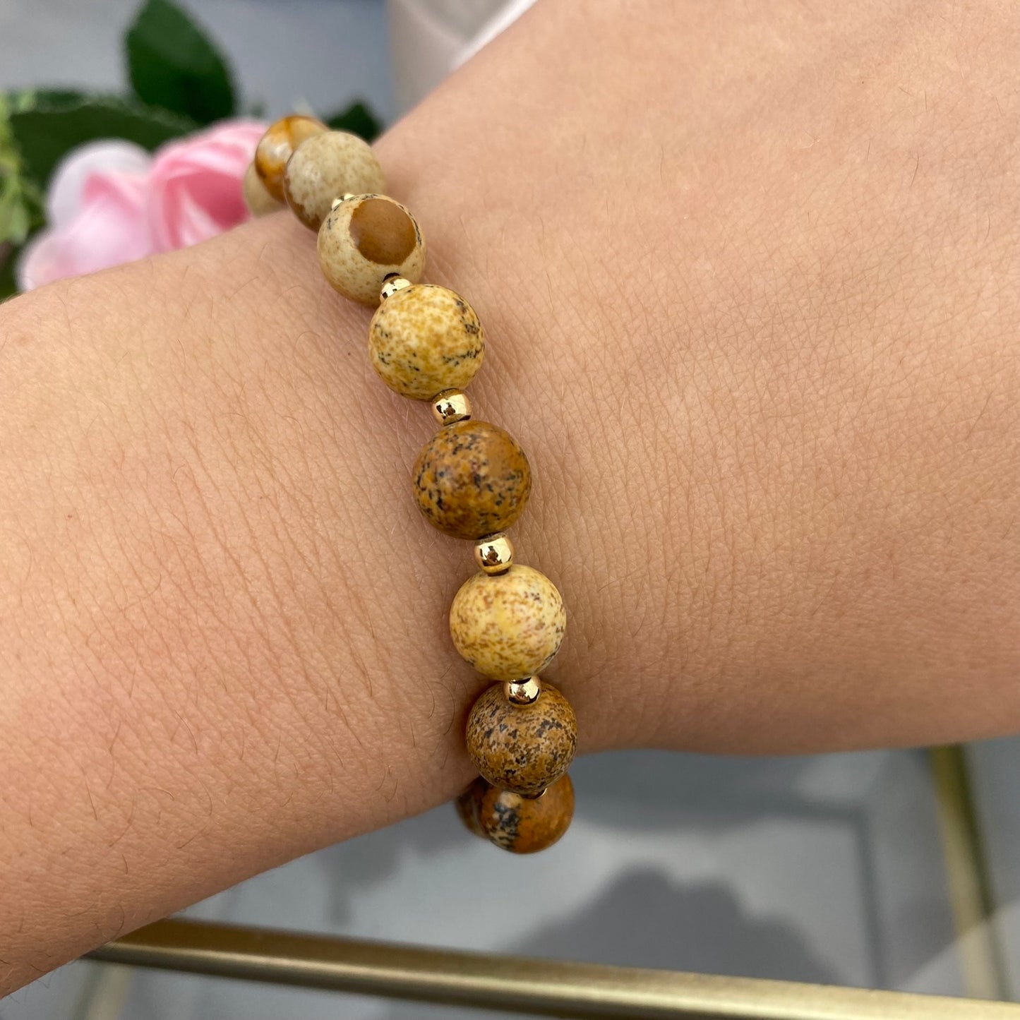 Jasper bracelet (Jasper 8mm)