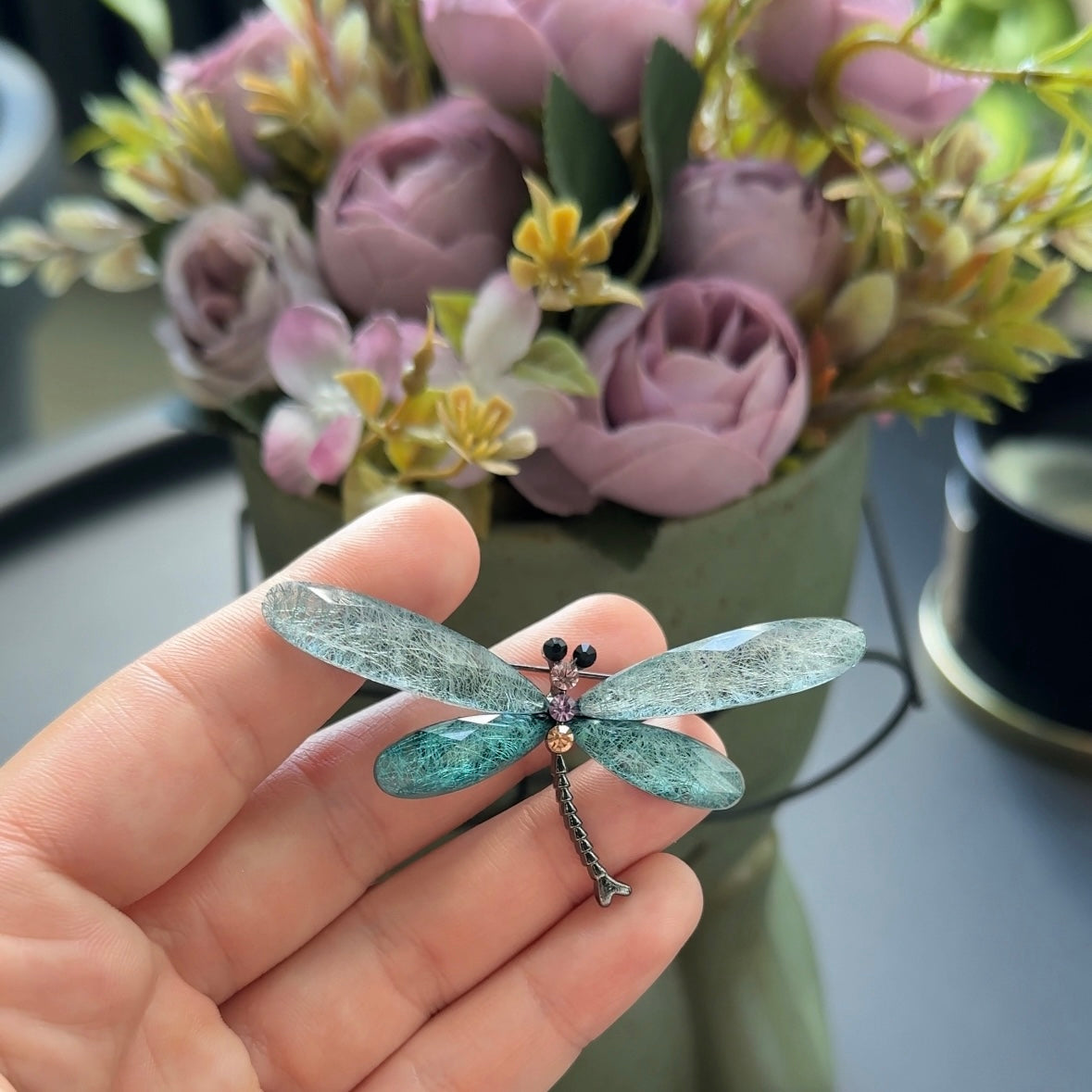 Brooches "Dragonfly"