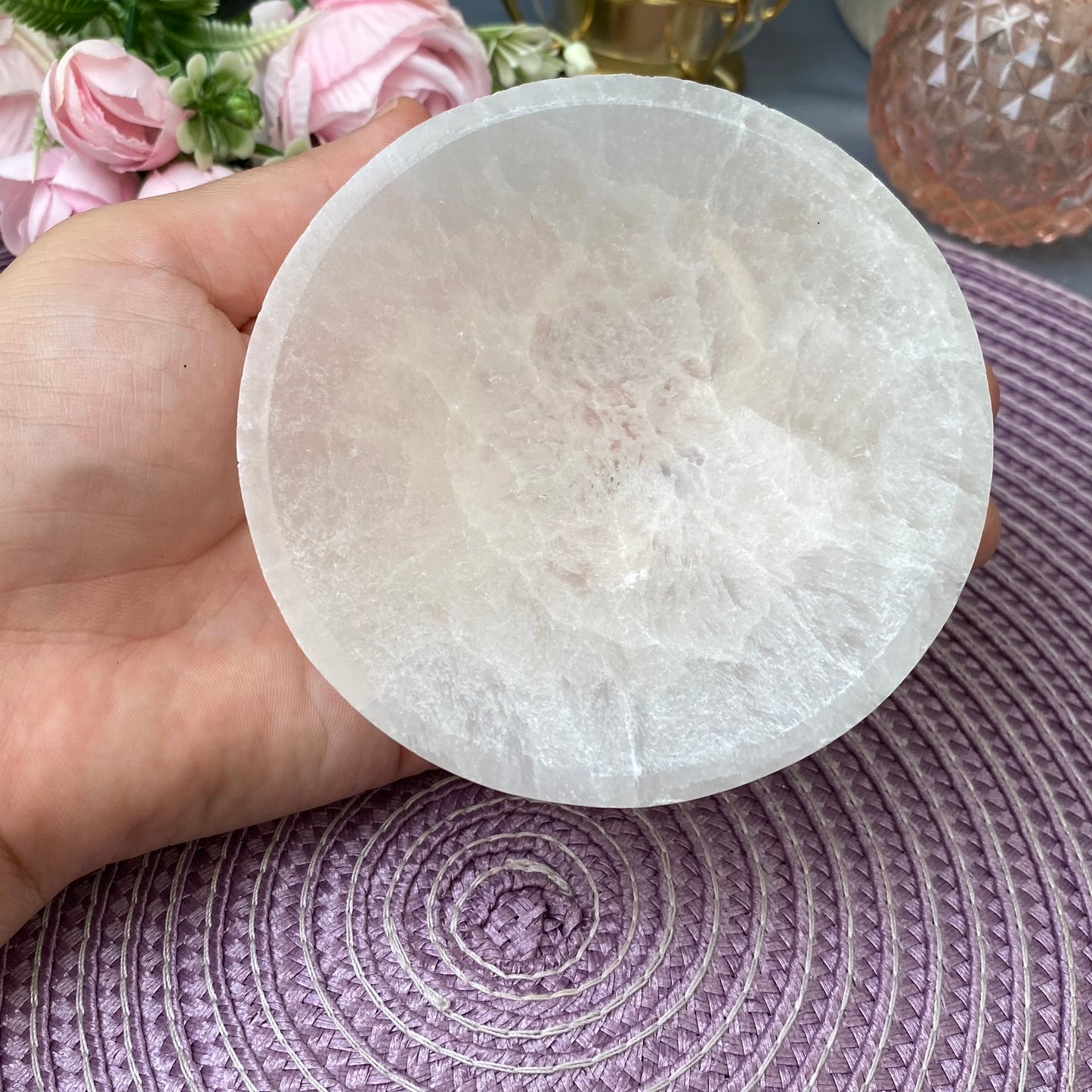 Selenite bowl (size-XXL)