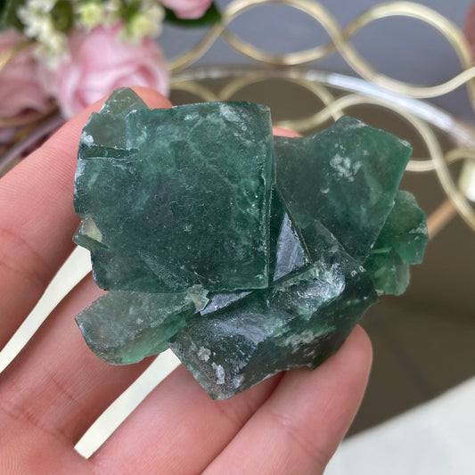 Natural raw Fluorite (Fluorite 115g)