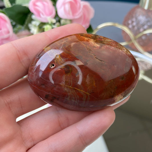 Natural polished Polychrome Jasper 107g. (Desert Jasper)