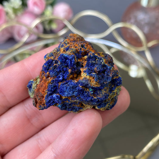 Natural raw Azurite Malachite 34g.