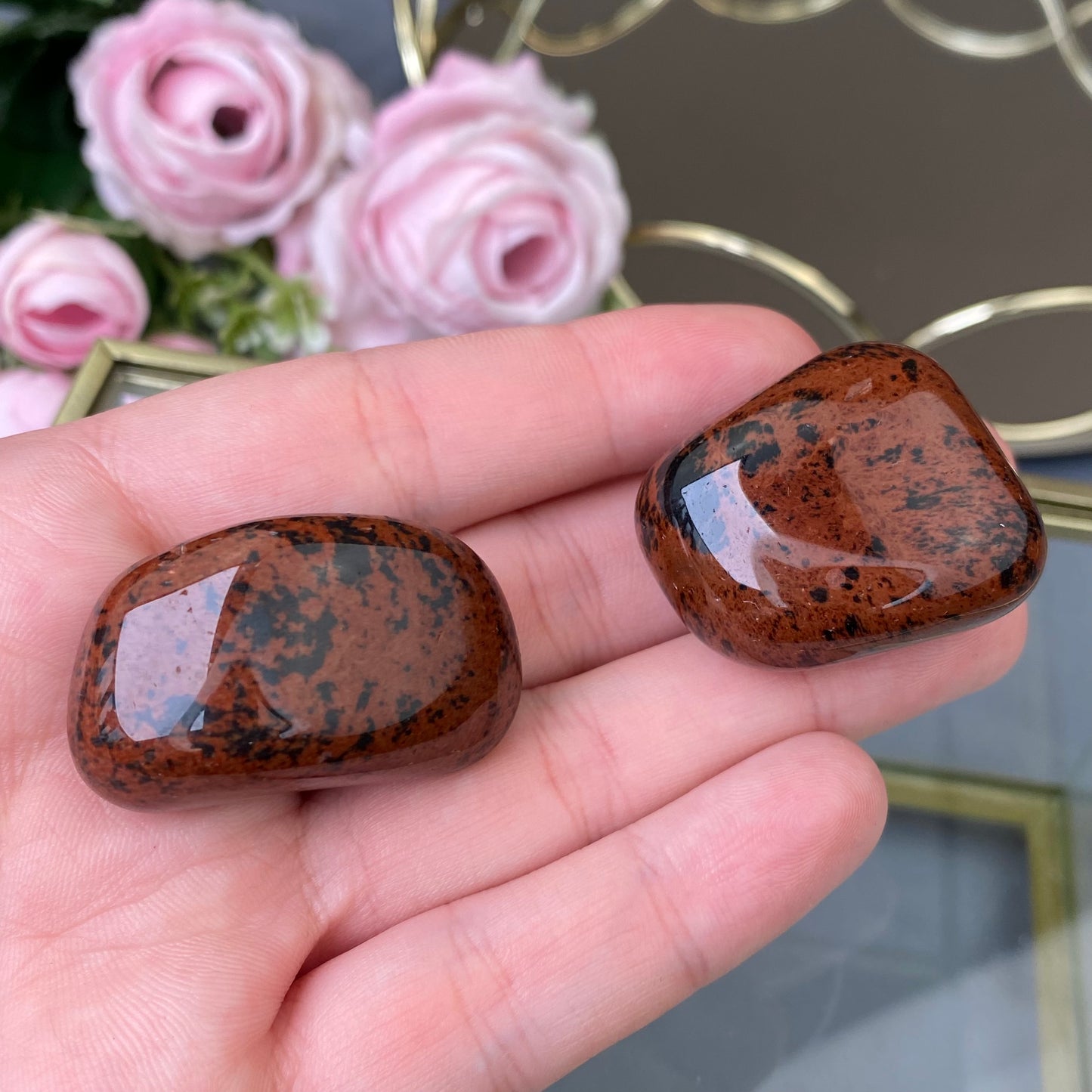 Natural polished Mahogany Obsidian (1pc.)