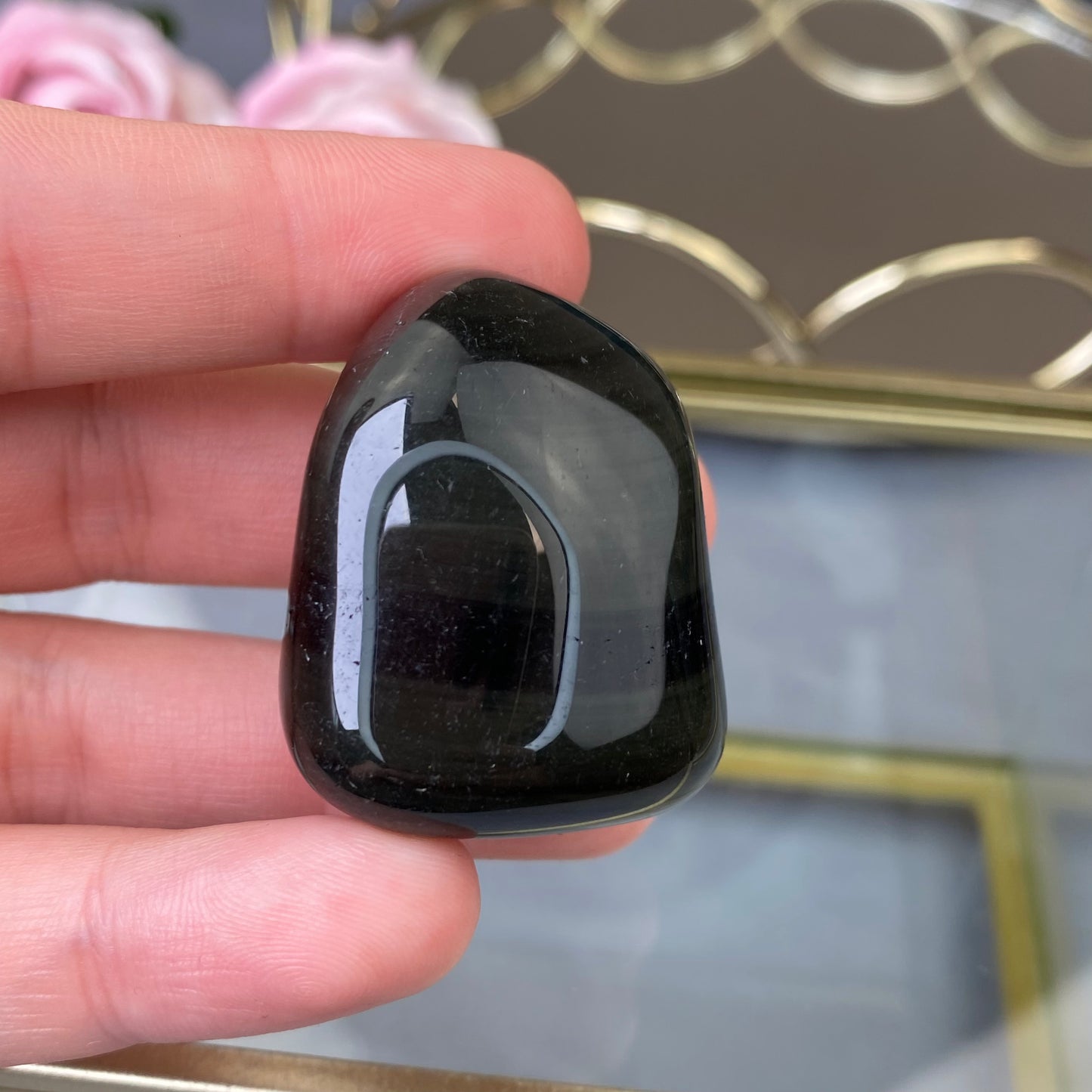 Natural polished Obsidian 41g.