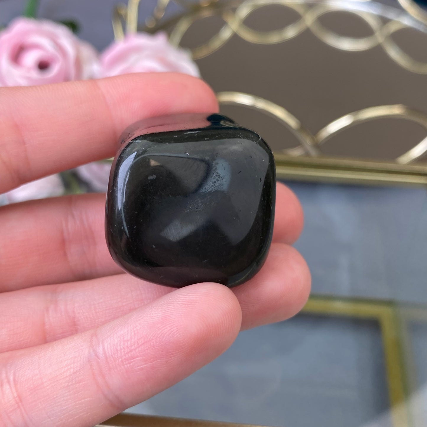 Natural polished Obsidian 41g.