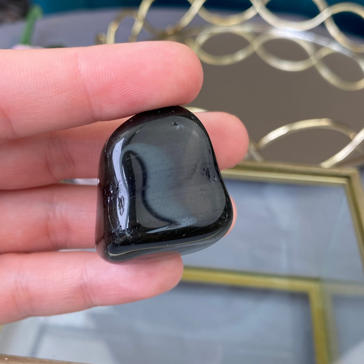 Natural polished Obsidian 41g.