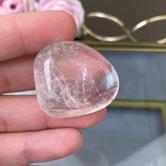 Natural polished Clear Quartz 28g.