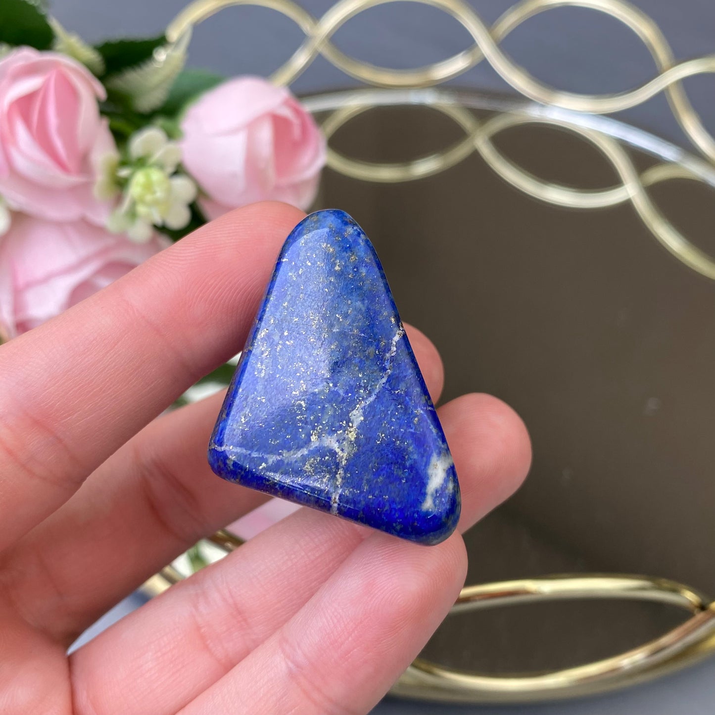 Natural polished Lazurite 32g. (Lapis Lazuli)