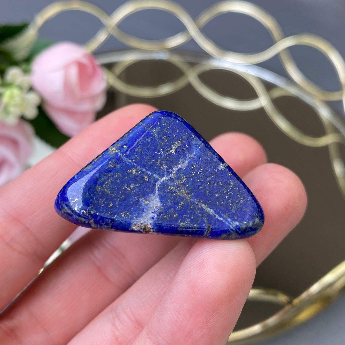 Natural polished Lazurite 32g. (Lapis Lazuli)