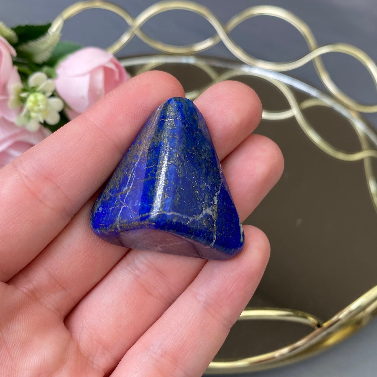 Natural polished Lazurite 32g. (Lapis Lazuli)