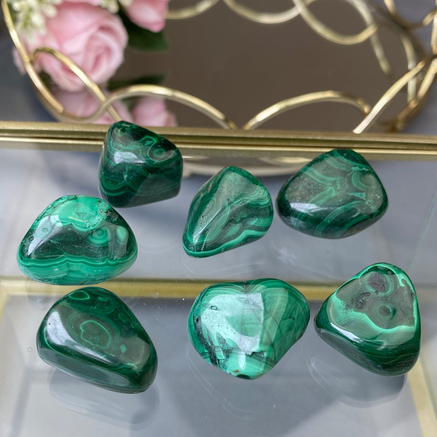 Natural polished Malachite (1pc.)